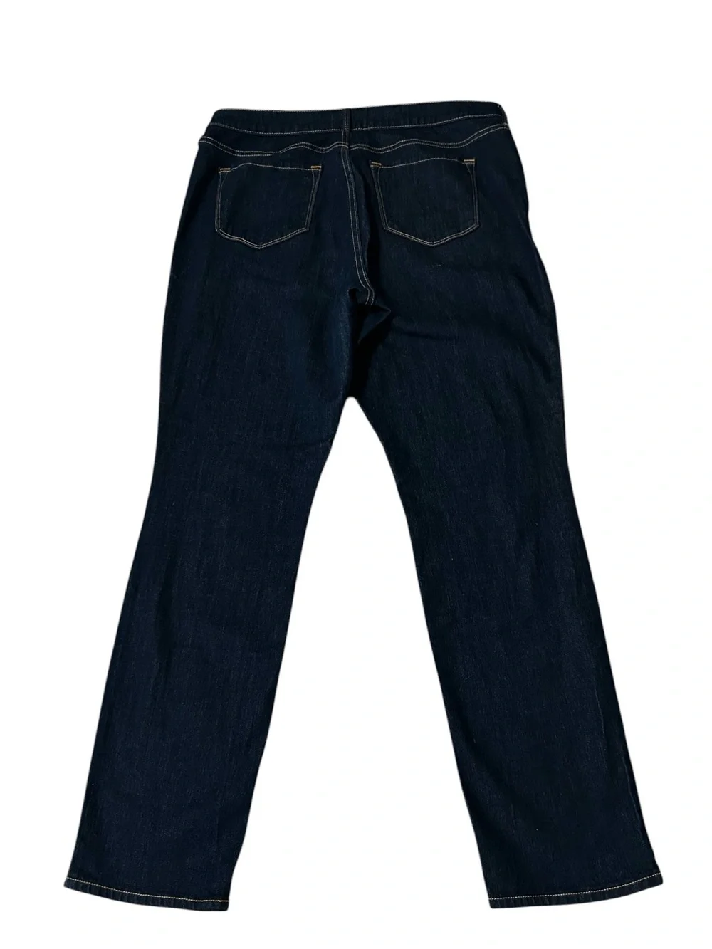 Old Navy Wow Straight Jeans Plus Size 16 Long Blue Dark Wash High Rise